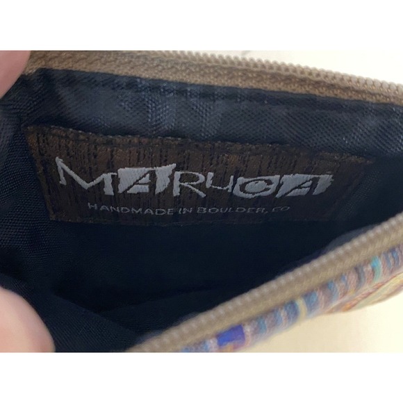 Maruca Designs Boulder CO Handmade coin purse zipper pouch NWOT - Picture 3 of 3